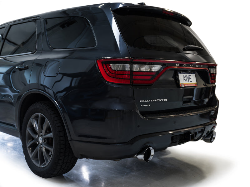 Load image into Gallery viewer, AWE Tuning 11-24 Dodge Durango 5.7L Track Edition Exhaust w/ Chrome Silver Tips
