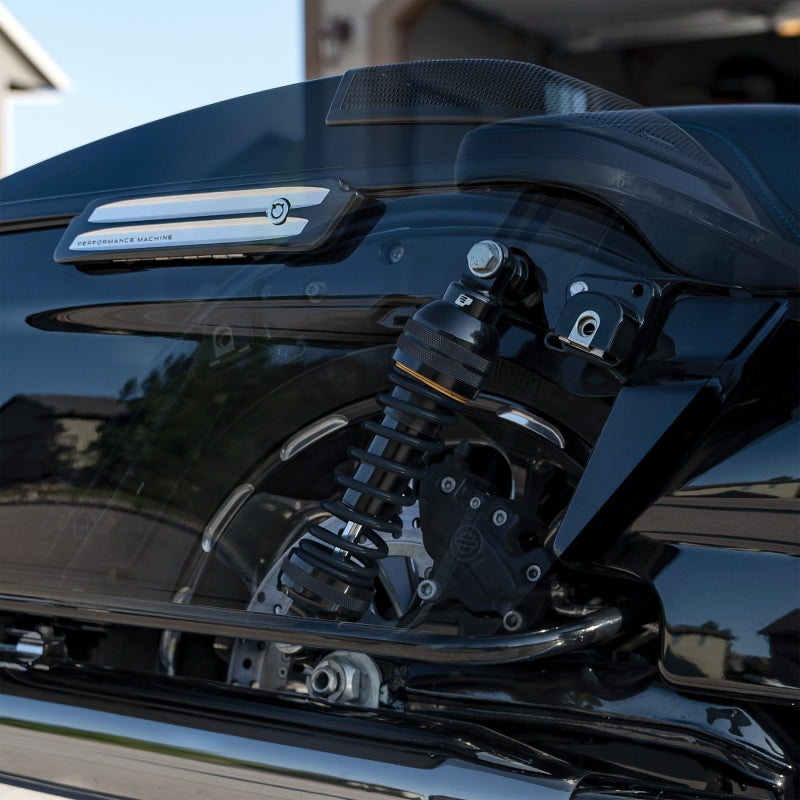 Load image into Gallery viewer, Progressive Harley Ultra Low 944 Series Shocks 12.5in Standard - Blk/Gld
