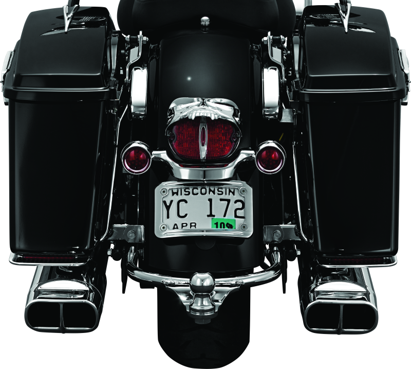 Load image into Gallery viewer, Kuryakyn Zombie Taillight Cover Chrome
