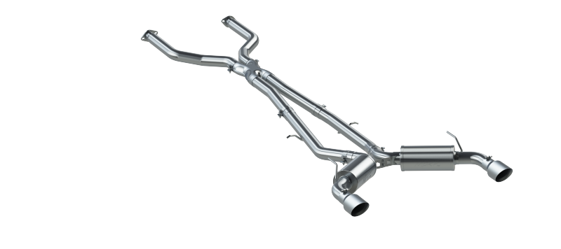 Load image into Gallery viewer, MBRP 16-22 Infiniti Q50 3.0L FWD/AWD 3in Cat Back w/ 4.5in OD Tips - T304
