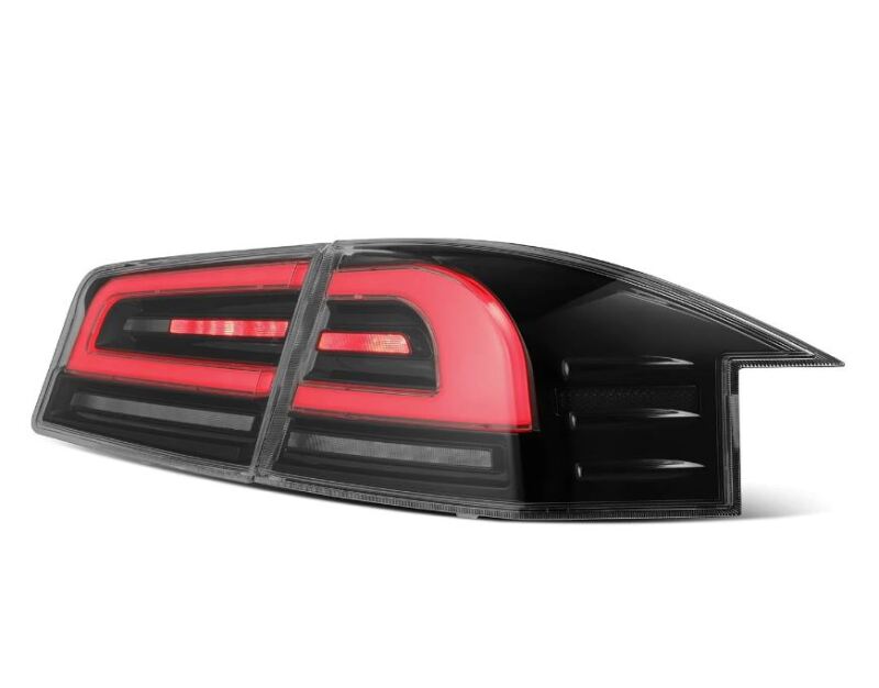 Load image into Gallery viewer, AlphaRex 12-21 Tesla Model S LUXX-Series LED Tail Lights - Black/Red
