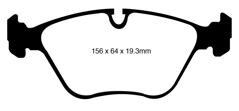 Load image into Gallery viewer, EBC 10-14 BMW X5 4.4 Twin Turbo (50) Redstuff Front Brake Pads
