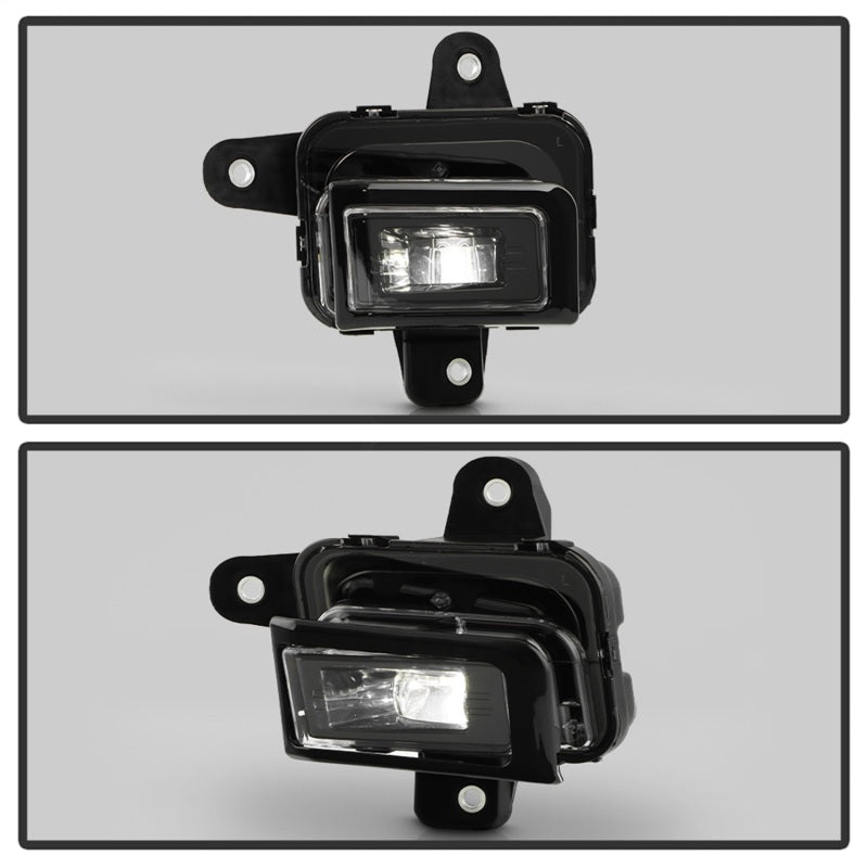 Load image into Gallery viewer, Spyder 23-25 GMC Sierra 1500 OEM Style LED Fog Light w/ Switch - Clear (FL-GS2023-LED-C)
