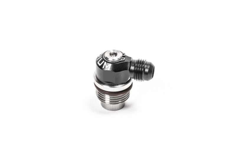 Load image into Gallery viewer, Radium Engineering 10AN ORB Swivel Banjo PCV Valve to 6AN Male
