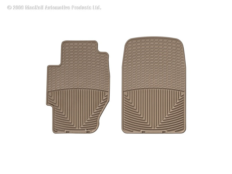 Load image into Gallery viewer, WeatherTech 03 Honda Civic Hybrid Front Rubber Mats - Tan
