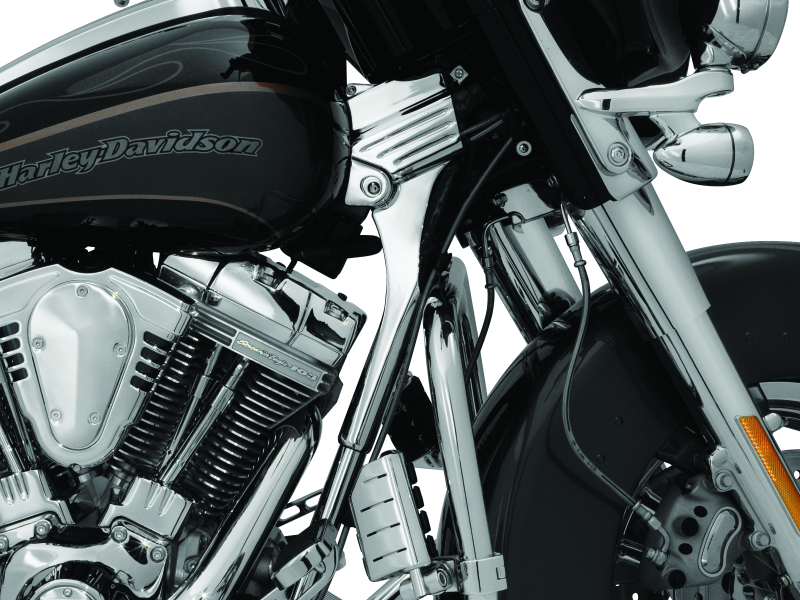 Load image into Gallery viewer, Kuryakyn Deluxe Neck Cover Kit 95-05 Touring Models Chrome

