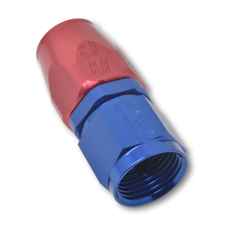 Load image into Gallery viewer, Russell Performance -6 AN Red/Blue Straight Full Flow Hose End
