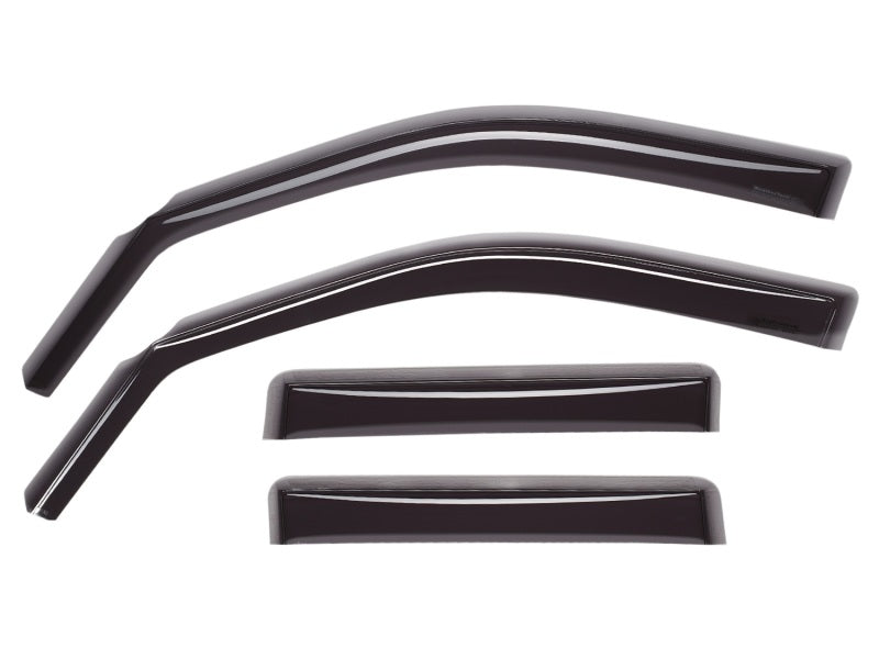 Load image into Gallery viewer, WeatherTech 2016+ Toyota Tacoma Double Cab Front and Rear Side Window Deflectors - Dark Smoke
