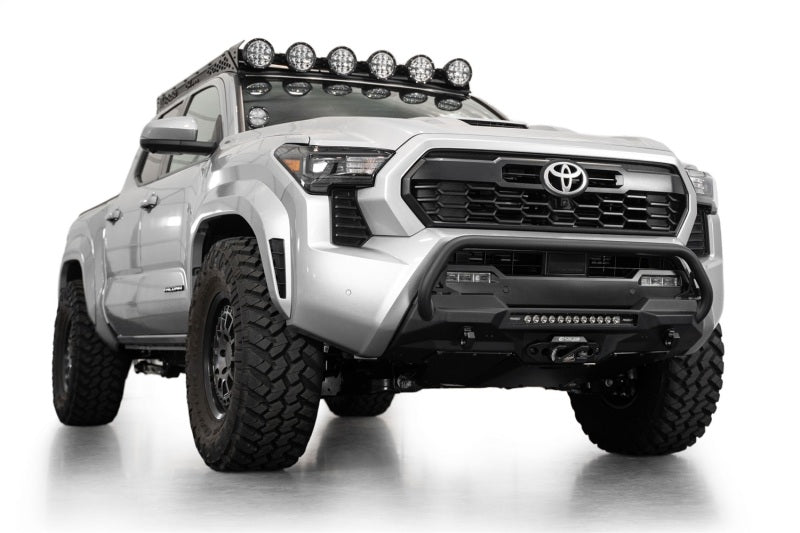 Load image into Gallery viewer, ADD 2024+ Toyota Tacoma Stealth Center Mount Winch Front Bumper w/ Top Hoop
