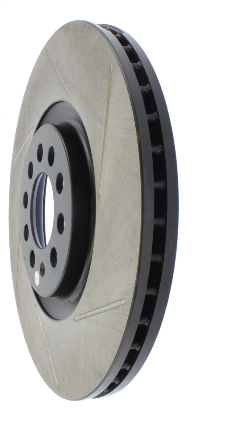 Load image into Gallery viewer, StopTech Power Slot 3/99-06 Audi TT/00-06 TT Quattro / 03-05 VW Golf GTi Left Front Slotted Rotor
