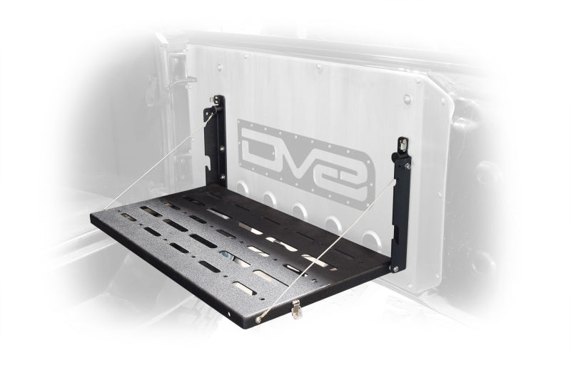 Load image into Gallery viewer, DV8 Jeep JK Tailgate Mounted Table (Trail Table) - Black
