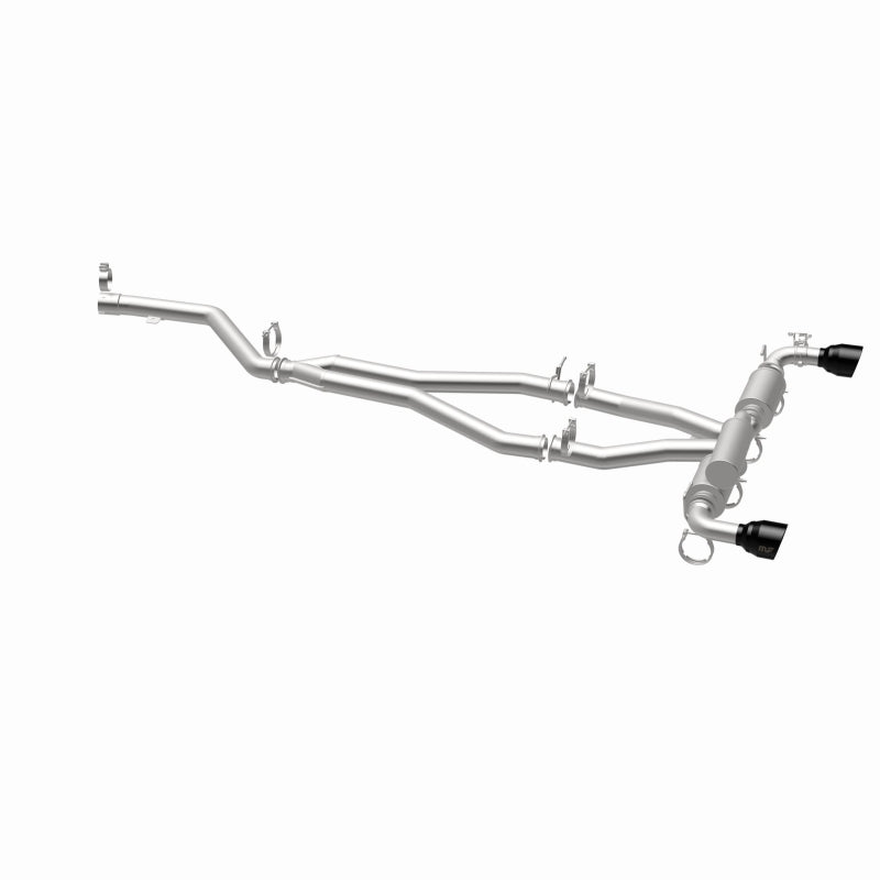 Load image into Gallery viewer, MagnaFlow 2020+ Toyota Supra SPEQ Series Cat-Back Performance Exhaust System w/ Black Chrome Tips
