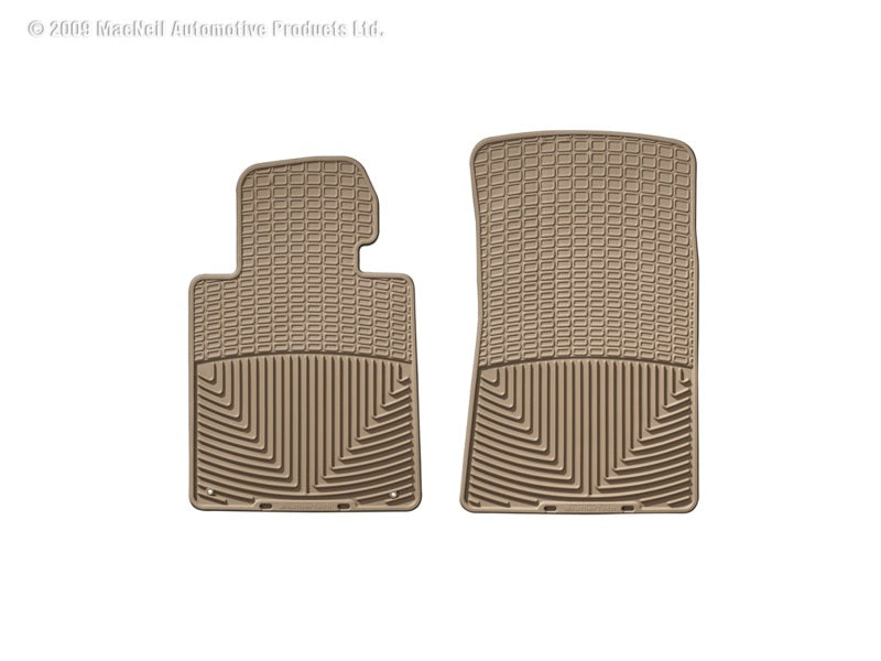 Load image into Gallery viewer, WeatherTech 99 BMW M3 Convertible Front Rubber Mats - Tan

