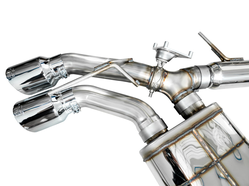 Load image into Gallery viewer, AWE Tuning 2021+ Cadillac CT4-V Blackwing SwitchPath Exhaust - Chrome Silver Tips
