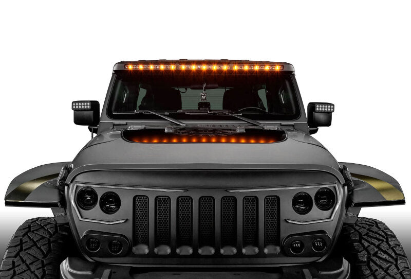 Load image into Gallery viewer, Oracle Jeep Wrangler JL/Gladiator JT Integrated Windhsiled LED Light Bar System
