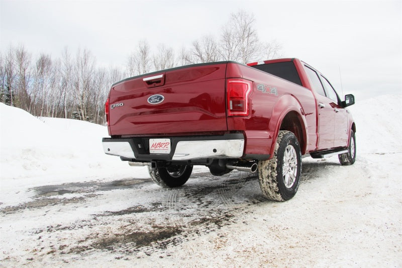Load image into Gallery viewer, MBRP 2015 Ford F-150 5.0L 3in Cat Back Dual Split Side Exit T409 Exhaust System
