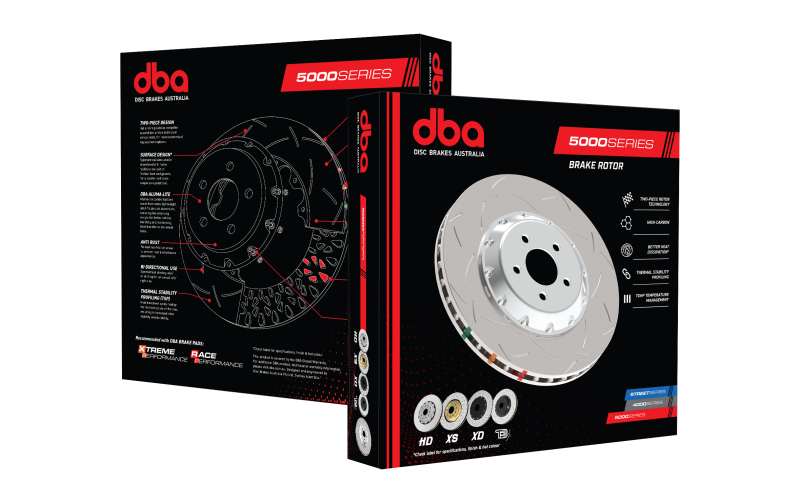 Load image into Gallery viewer, DBA 09+ Nissan GT-R Rear T3 Slotted 5000 Series Brembo Only Replacement Rotor (No hardware or hat)
