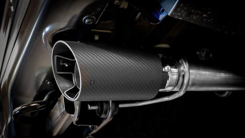 Load image into Gallery viewer, Borla 21-23 Ford Raptor 3in Tail Pipe Kit 4.5in Tip - Carbon Fiber Black Anodized
