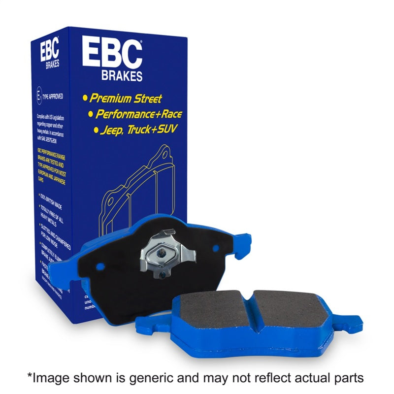 Load image into Gallery viewer, EBC 12-15 Porsche 911 (991) Carrera S 3.8L (Cast Iron Rotor Only) Bluestuff Front Brake Pads
