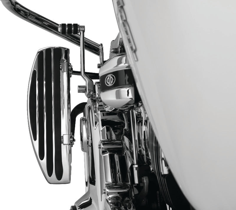 Load image into Gallery viewer, Kuryakyn Floorboard Relocator Brackets 97-16 Touring Chrome
