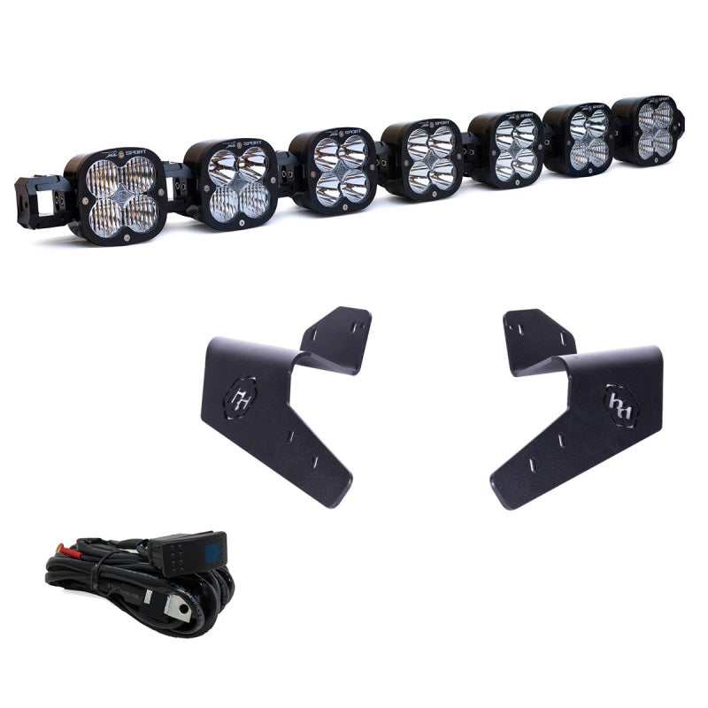 Load image into Gallery viewer, Baja Designs 2024+ Can-Am Maverick R 7XL Linkable Roof Mount Kit
