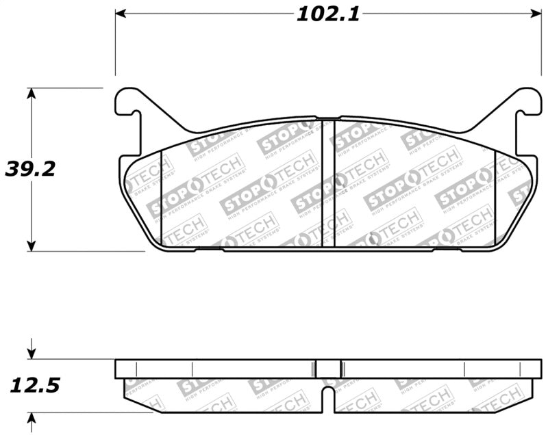 Load image into Gallery viewer, StopTech Performance 90-93 Mazda Miata Rear Brake Pads D525
