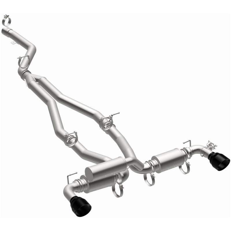 Load image into Gallery viewer, MagnaFlow 2020+ Toyota Supra SPEQ Series Cat-Back Performance Exhaust System w/ Black Chrome Tips
