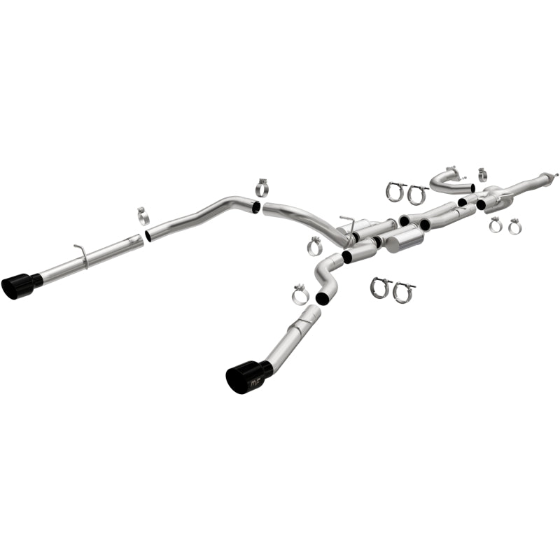 Load image into Gallery viewer, MagnaFlow 21-24 RAM 1500 TRX SPEQ Series Cat-Back Performance Exhaust System w/ Black Chrome Tips
