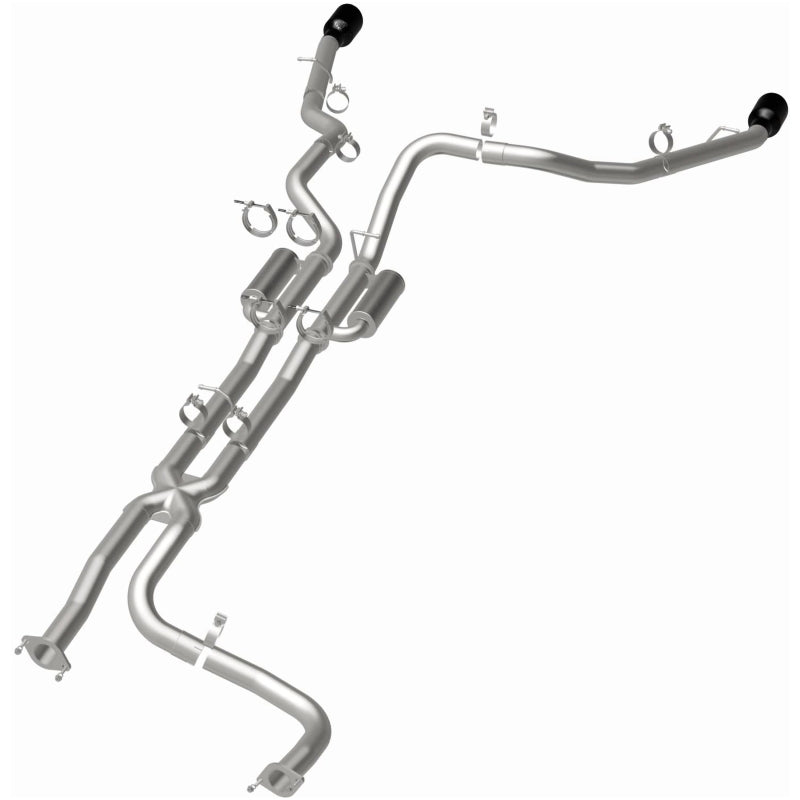 Load image into Gallery viewer, MagnaFlow 21-24 RAM 1500 TRX SPEQ Series Cat-Back Performance Exhaust System w/ Black Chrome Tips

