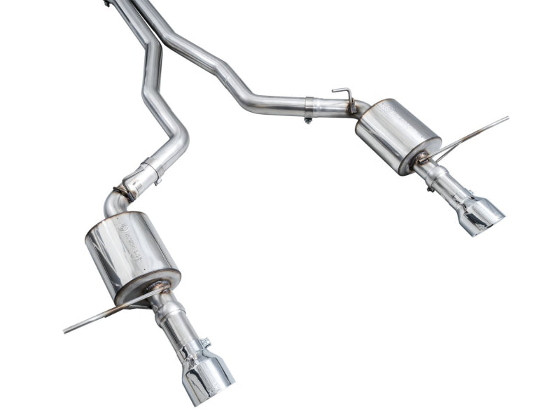 Load image into Gallery viewer, AWE Tuning 18-23 Dodge Durango SRT &amp; Hellcat Touring Edition Exhaust - Chrome Silver Tips
