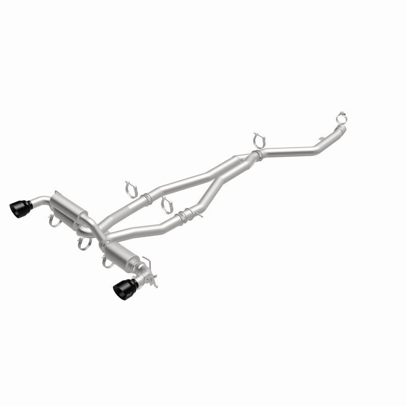Load image into Gallery viewer, MagnaFlow 2020+ Toyota Supra SPEQ Series Cat-Back Performance Exhaust System w/ Black Chrome Tips

