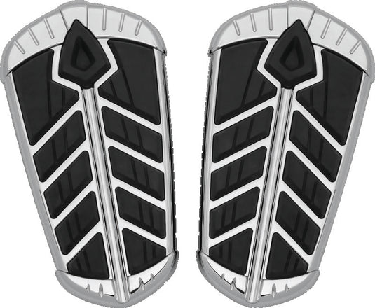 Kuryakyn Spear Floorboard Insert Passenger Indian Chrome