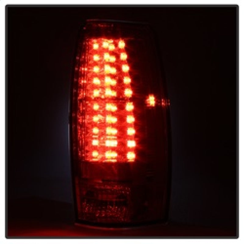 Load image into Gallery viewer, Spyder Chevy Avalanche 07-13 LED Tail Lights Red Clear ALT-YD-CAV07-LED-RC
