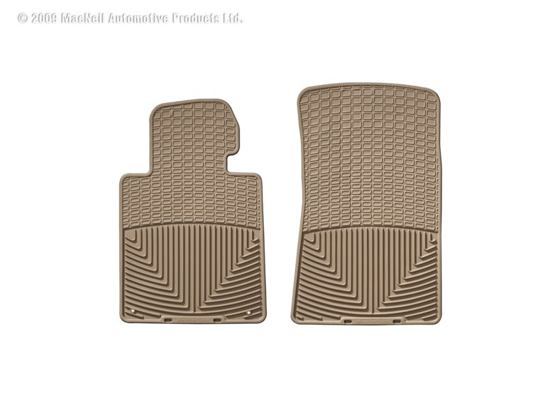 Load image into Gallery viewer, WeatherTech 99 BMW M3 Convertible Front Rubber Mats - Tan
