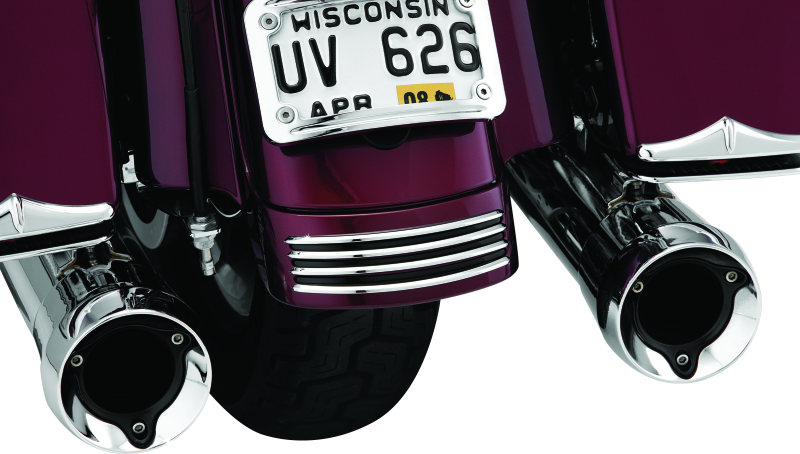 Load image into Gallery viewer, Kuryakyn Rear Fender Accents FLHX &amp; FLTR Models Chrome
