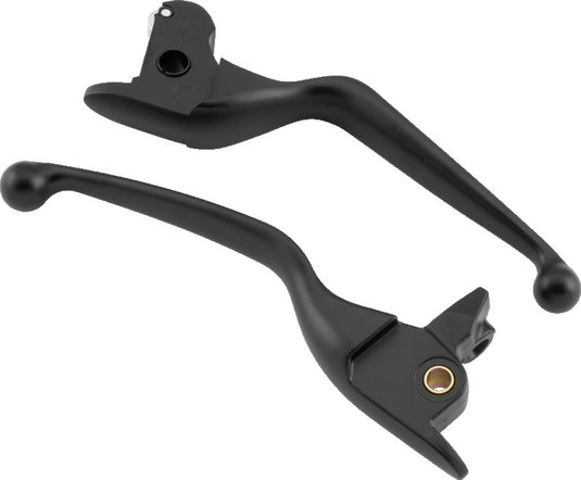 Bikers Choice 14-16 FLH FLT Black Hydraulic Clutch & Brake Lever Set