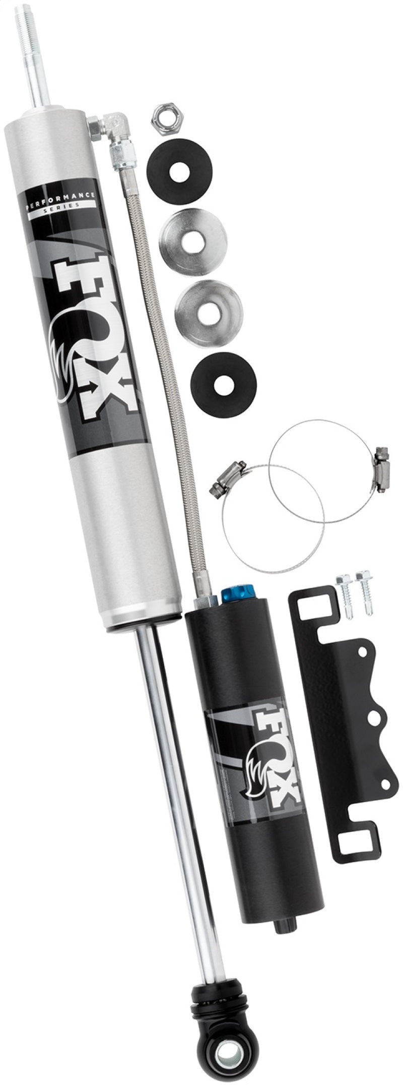 Load image into Gallery viewer, Fox 2005+ Ford Super Duty 2.0 Perf Series 9.6in Smooth Body Remote Res. Front Shock - CD Adj
