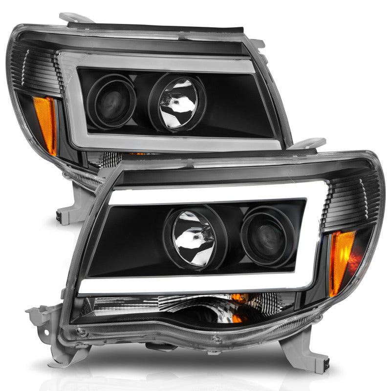 Load image into Gallery viewer, ANZO 05-09 Toyota Tacoma Projector Light Bar Style Headlights w/ C Light Bar

