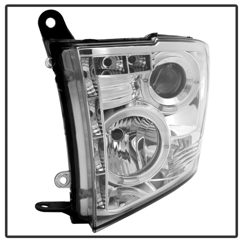 Load image into Gallery viewer, Spyder Dodge Ram 1500 09-14 10-14 Projector Headlights Halogen- LED Halo LED - Chrm PRO-YD-DR09-HL-C

