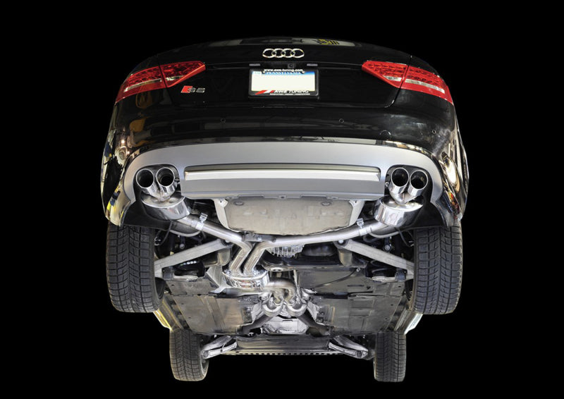 Load image into Gallery viewer, AWE Tuning Audi B8 S5 4.2L Touring Edition Exhaust System - Polished Silver Tips
