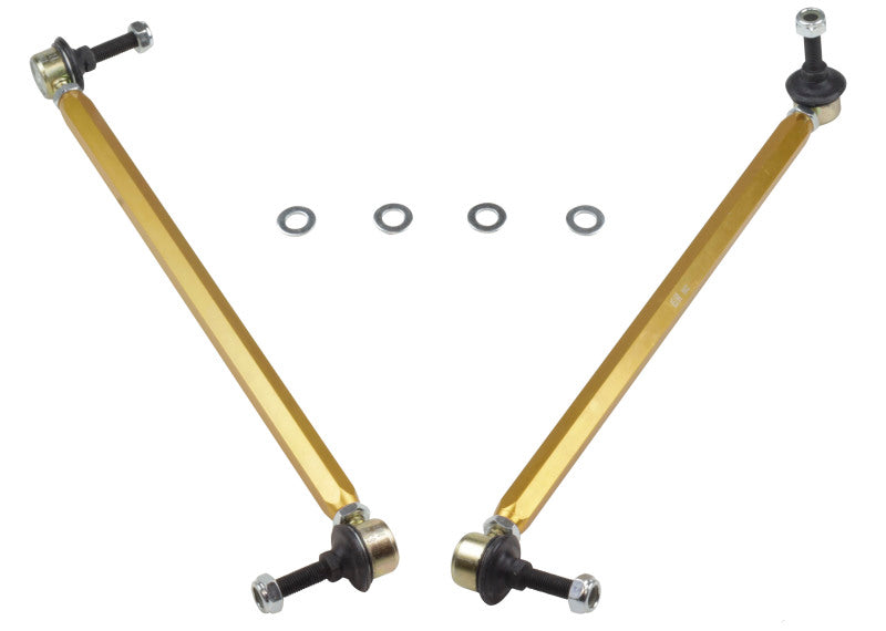 Load image into Gallery viewer, Whiteline 10+ Chevy Camaro FR Coupe Front Sway Bar - Link Assy H/D Adj Steel Ball (380mm C to C)
