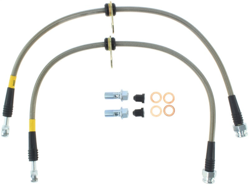 Load image into Gallery viewer, StopTech 07-13 Acura MDX Front SS Brake Lines
