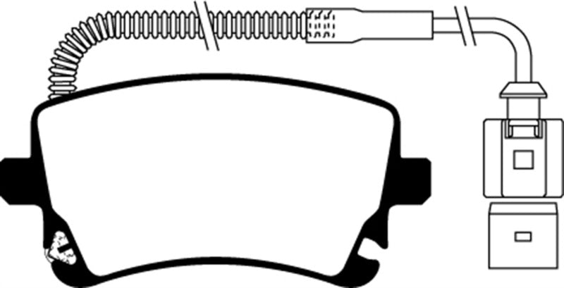 Load image into Gallery viewer, EBC 09-11 Audi A6 Quattro 3.0 Supercharged Yellowstuff Rear Brake Pads
