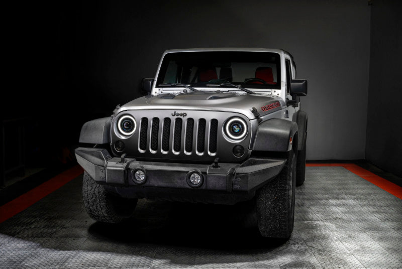 Load image into Gallery viewer, Oracle Oculus 7in Bi-LED Projector Headlights for Jeep Wrangler JK - 6000K
