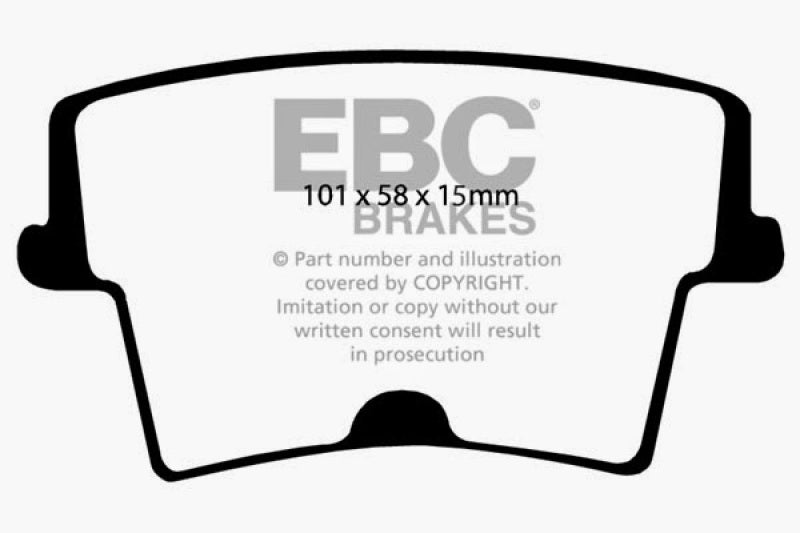Load image into Gallery viewer, EBC 05-10 Chrysler 300C 5.7 Yellowstuff Rear Brake Pads
