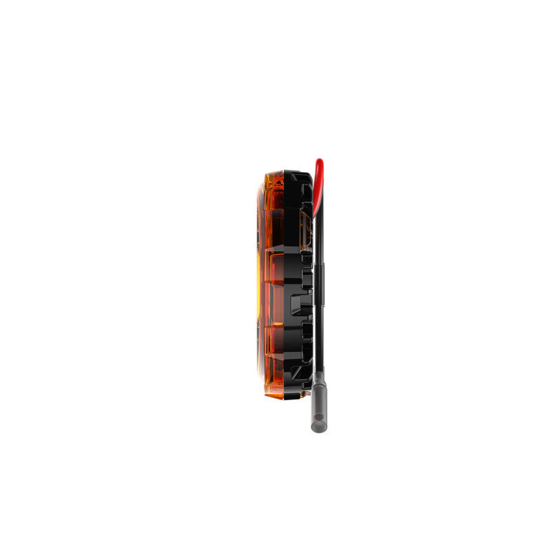 Load image into Gallery viewer, KC HiLiTES Cyclone V2 2.2in. LED Accessory Light 5w Flood Beam (Single) - Amber Lens

