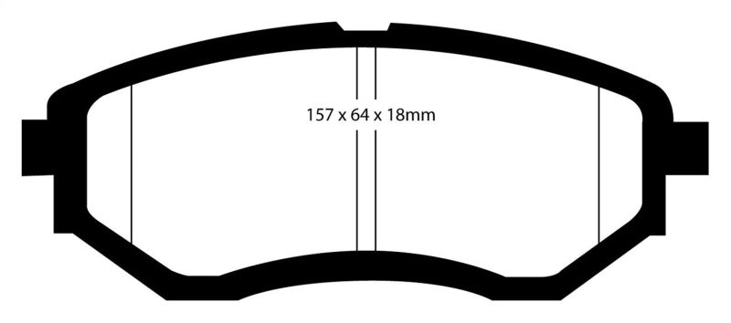 Load image into Gallery viewer, EBC 13+ Subaru Forester 2.0 Turbo Redstuff Front Brake Pads
