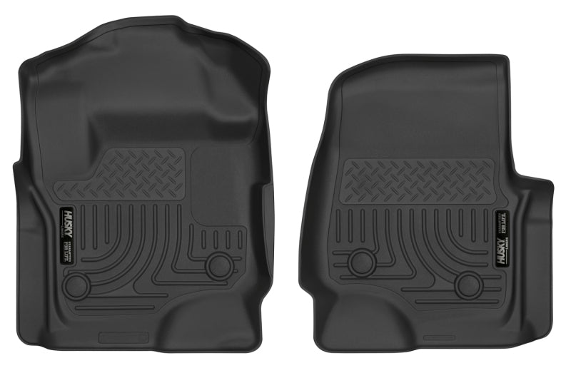 Load image into Gallery viewer, Husky Liners 2017 Ford F250 Crew Cab Vinyl X-Act Contour Black Floor Liners
