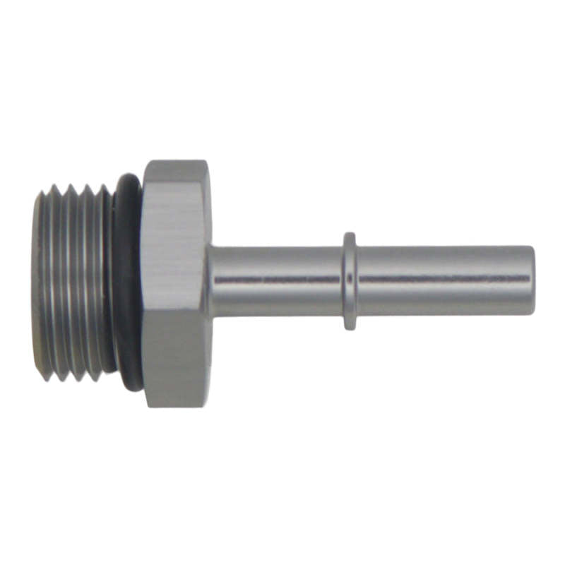 Load image into Gallery viewer, DeatschWerks 10AN ORB Male to 5/16in Male EFI Quick Connect Adapter - Anodized DW Titanium
