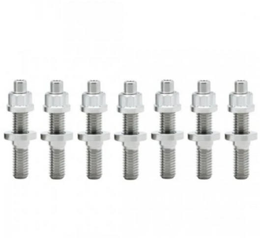 BLOX Racing SUS303 Stainless Steel Exhaust Manifold Stud Kit M8 x 1.25mm 45mm in Length - 9-piece